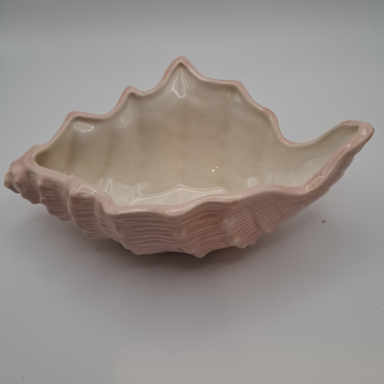 Vtg Pink Conch Shell Hobbiest Piece Trinket Soap Dish Bowl Beach House Coastal gallery