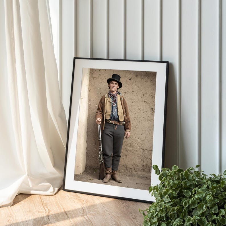 Billy The Kid, Photography Prints, Vintage Wall Art, Retro Poster No Frame gallery