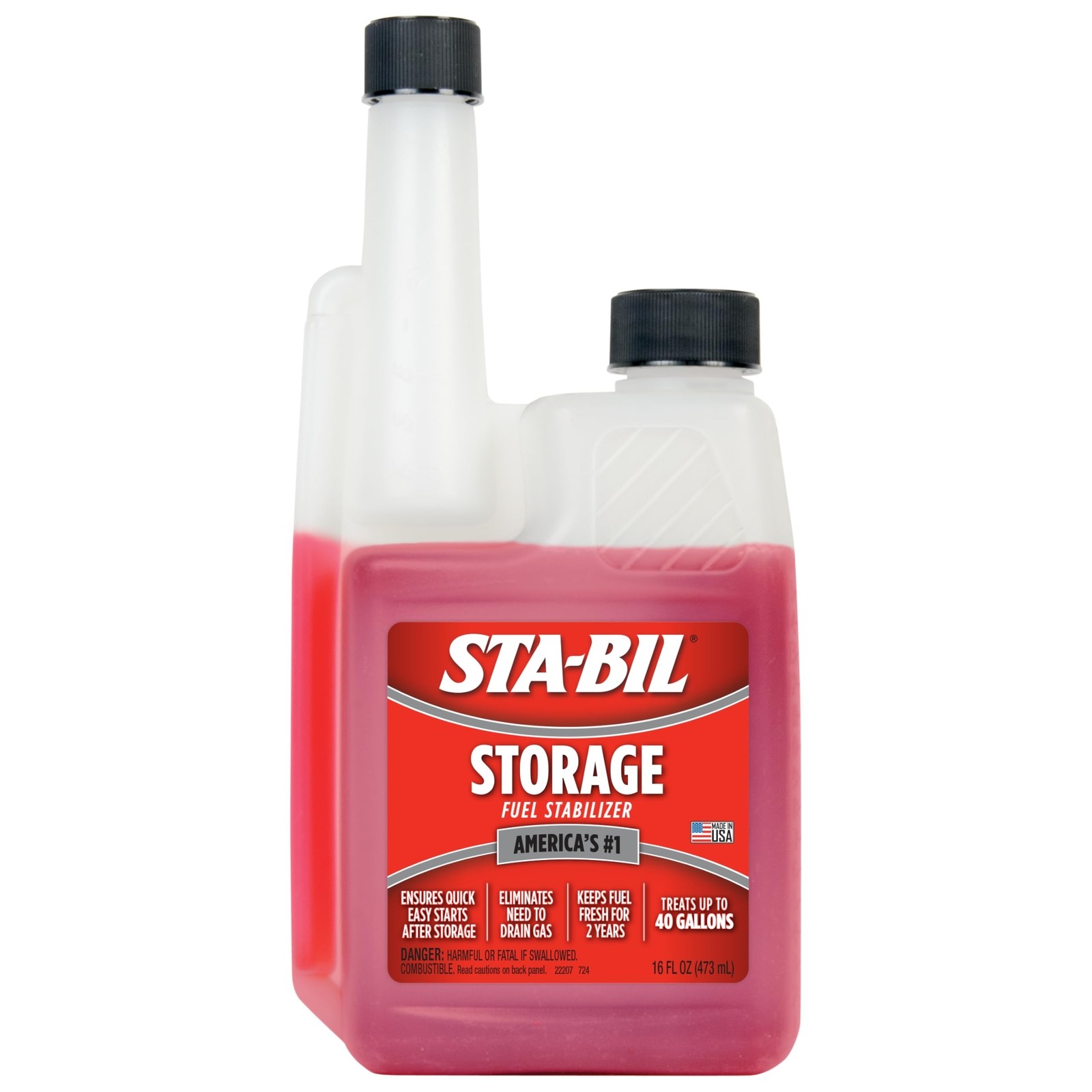 STA BIL Storage Fuel Stabilizer 16 Fl, Oz, Keeps Gas Fresh For 24 Months gallery