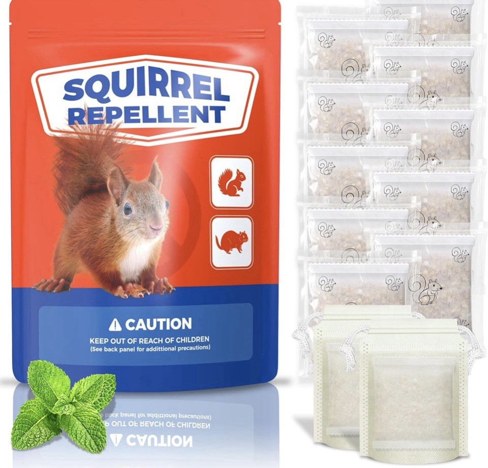 Squirrel Chipmunk Outdoor 10P Deterrent for Bird Feeders,Attic,Cars NI gallery