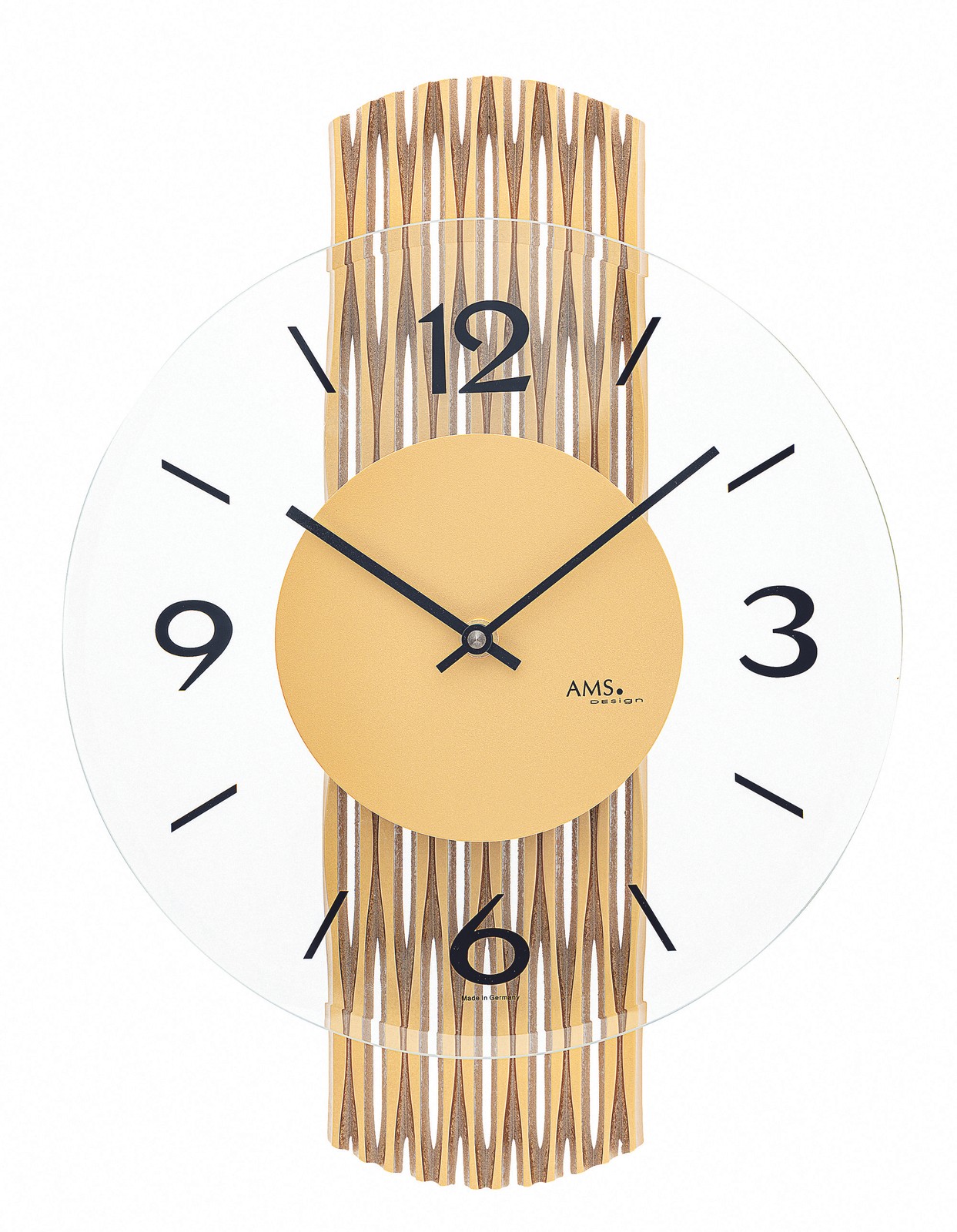 Modern Wall Clock with Quartz Movement by AMS gallery