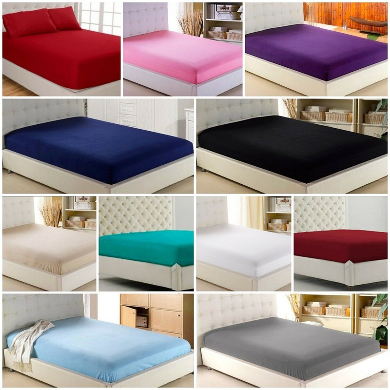 Best Quality X-Deep 30" FittedSheet EgyptianCotton 1000TC All-Color US-All Size gallery