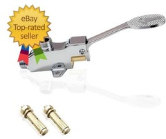 Floor Mount Single Brass Pedal Valve, Foot Operated Faucet Foot Pedal Valve for