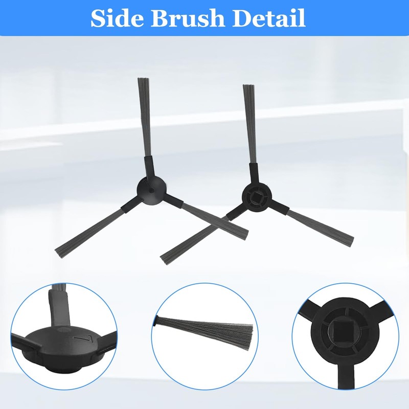 JZSTARINGE 10 Pcs Side Brush Replacement for MAMNV BR150/BR151, ZCWA... gallery
