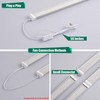 SZHLUX 6 Pack LED Shop Light 4FT 60W, 8700LM, Linkable Utility Shop Light 5000K gallery