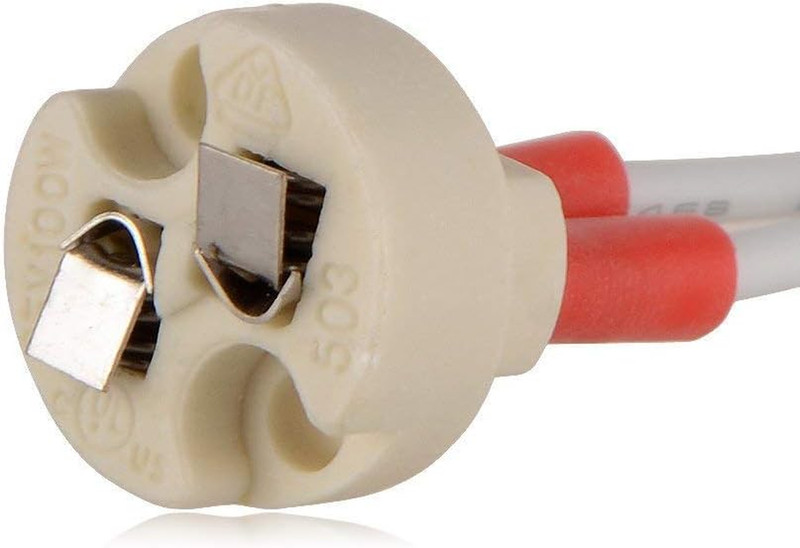 Mini Bi-Pin MR16 Socket Holder for Light Bulbs with Base GU5.3, G4, MR11, MR16 gallery