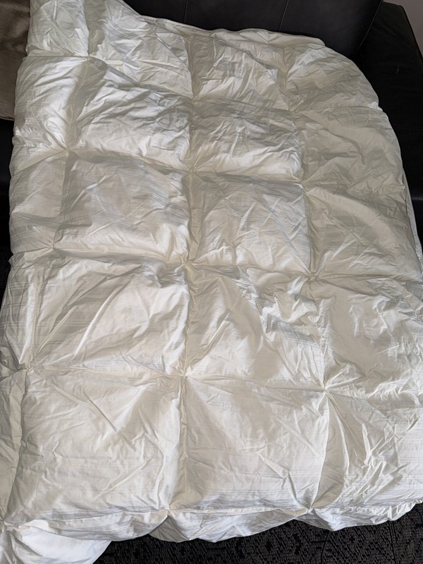 Fieldcrest Twin Duck Down Comforter White Cotton NEW Lightweight All Season gallery