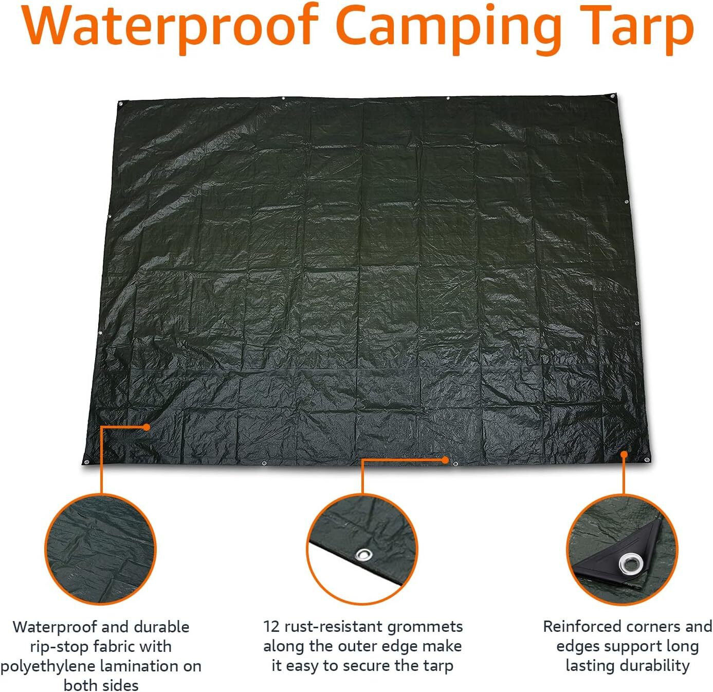 Amazon Basics Waterproof Camping Tarp gallery