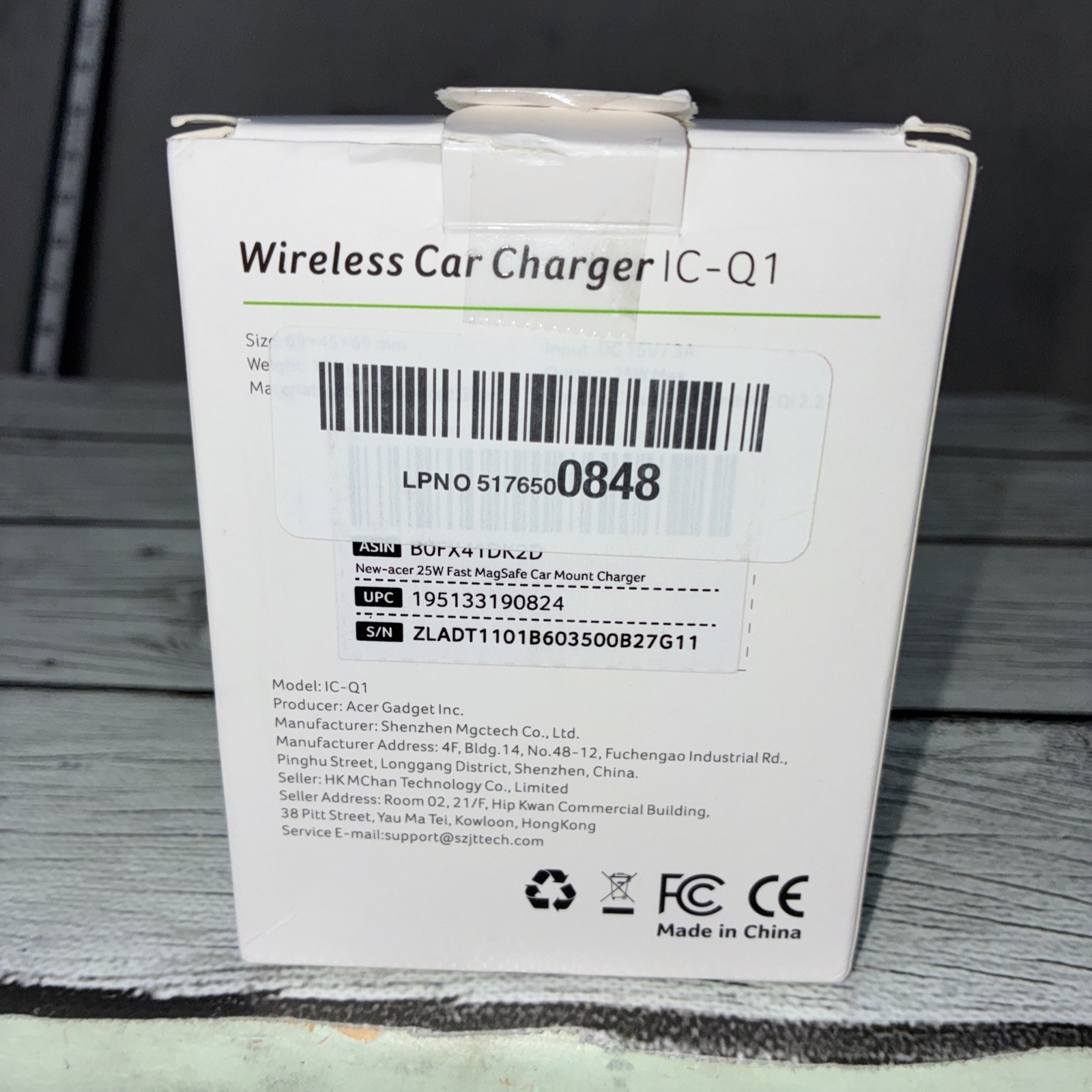 Acer Gadget Qi2.2 25W for MagSafe Car Mount Charger,Wireless Car Charger Open Bx gallery