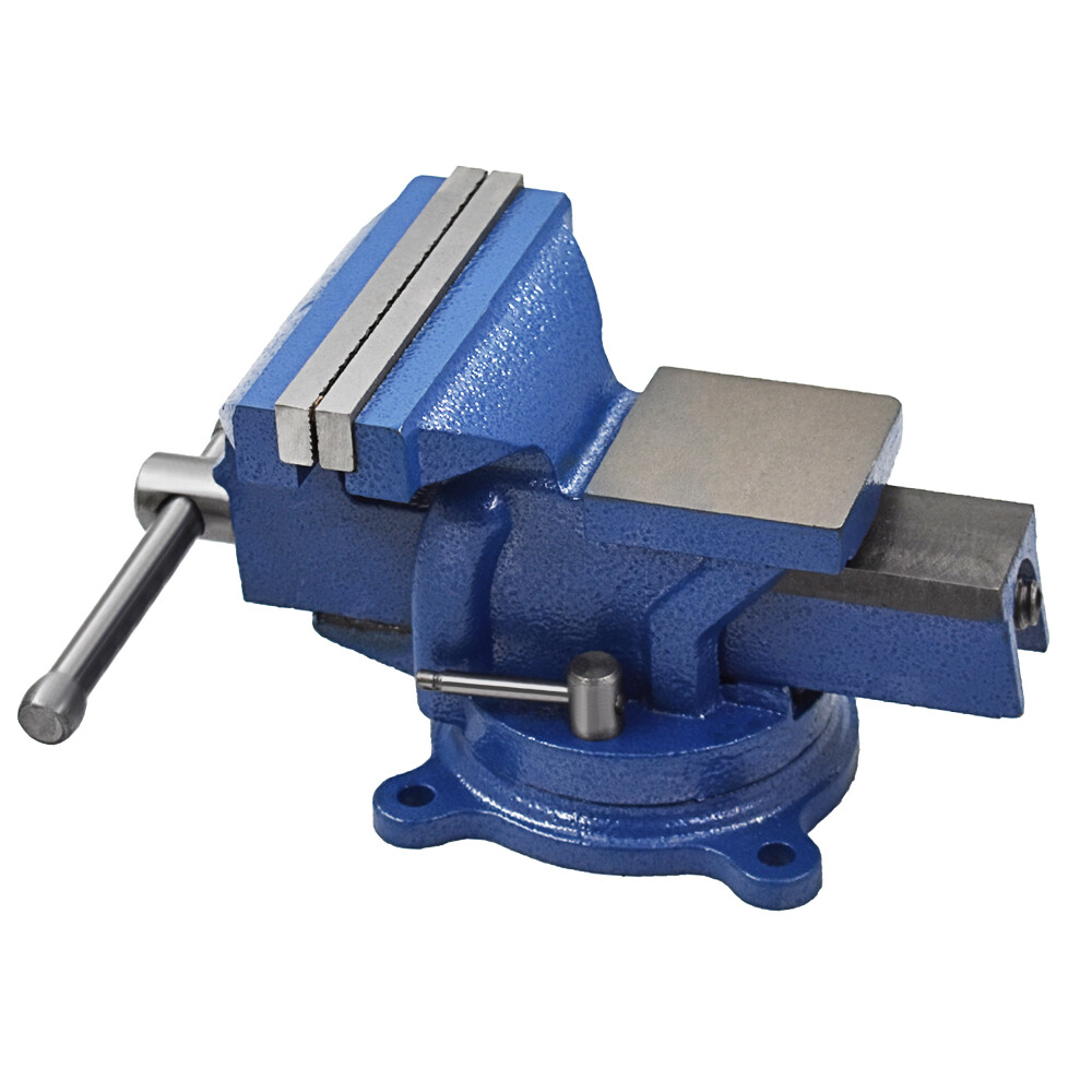 6" Mechanic Bench Vise Table Top Clamp Press Locking Swivel Base Heavy Duty gallery