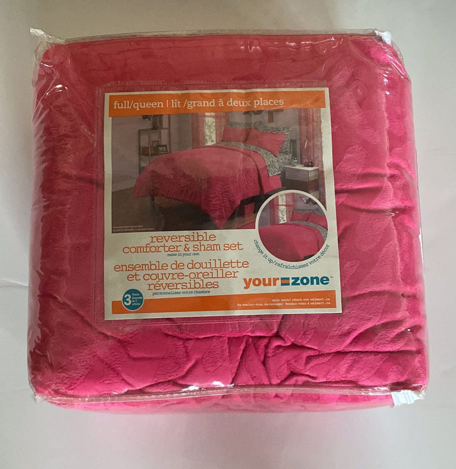 Your Zone Reversible Comforter and Sham Set, Full/Queen gallery