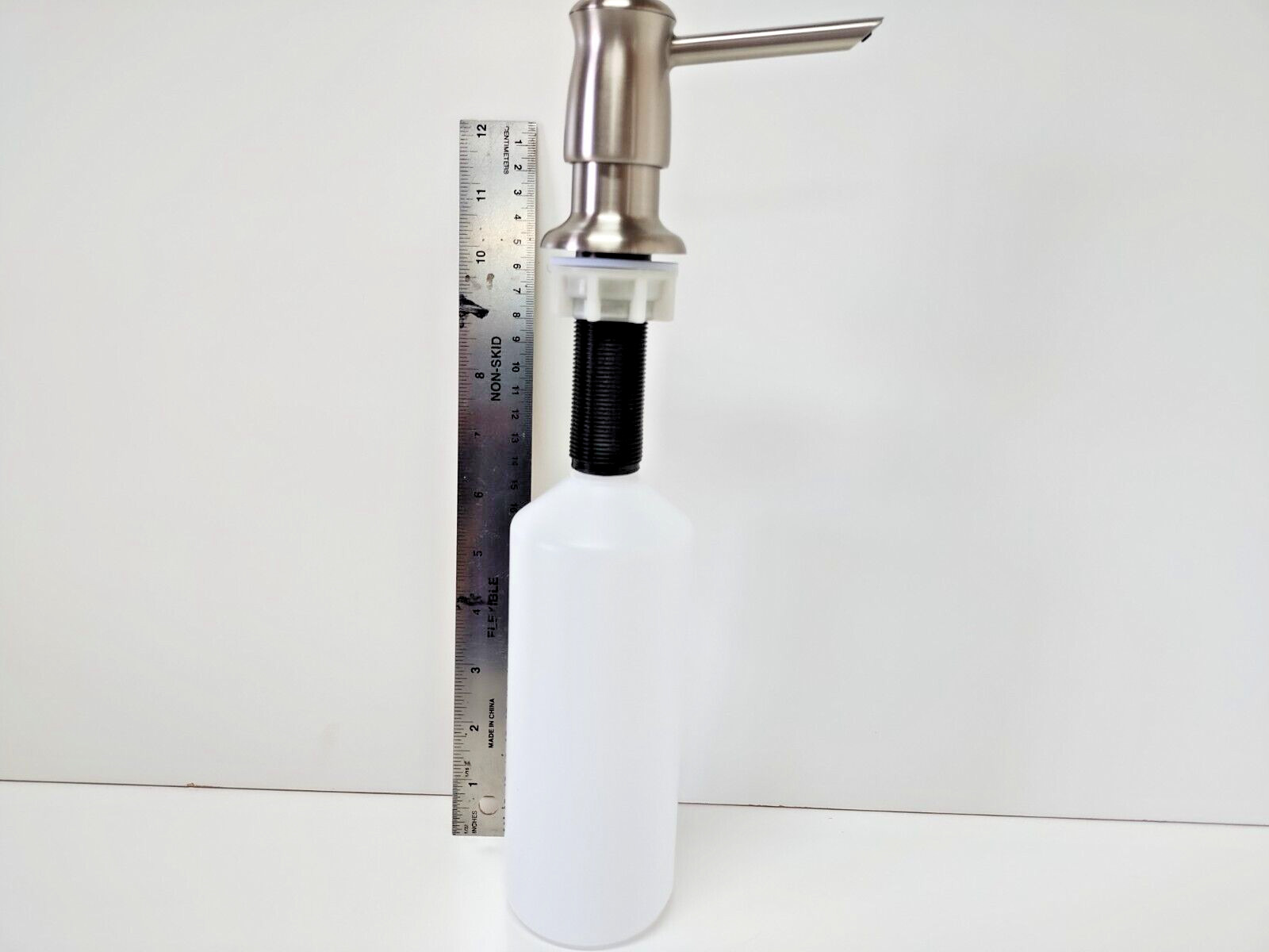 EEEkit Soap Dispenser Kitchen Sink Liquid Pump Bottle - Stainless Steel, 300ml gallery
