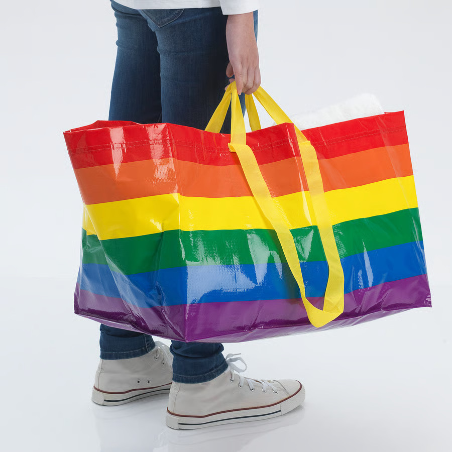 IKEA STORSTOMMA Shopping bag, Large, Multicolor, 2401 oz Large Size 19Gal gallery