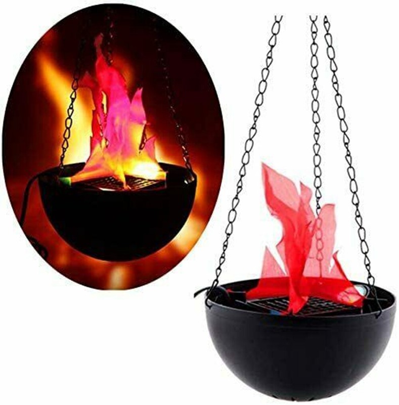 Fire Effect Hanging Flame Light 3D Fake Fire Stand Lamp Party Bar Decorative gallery