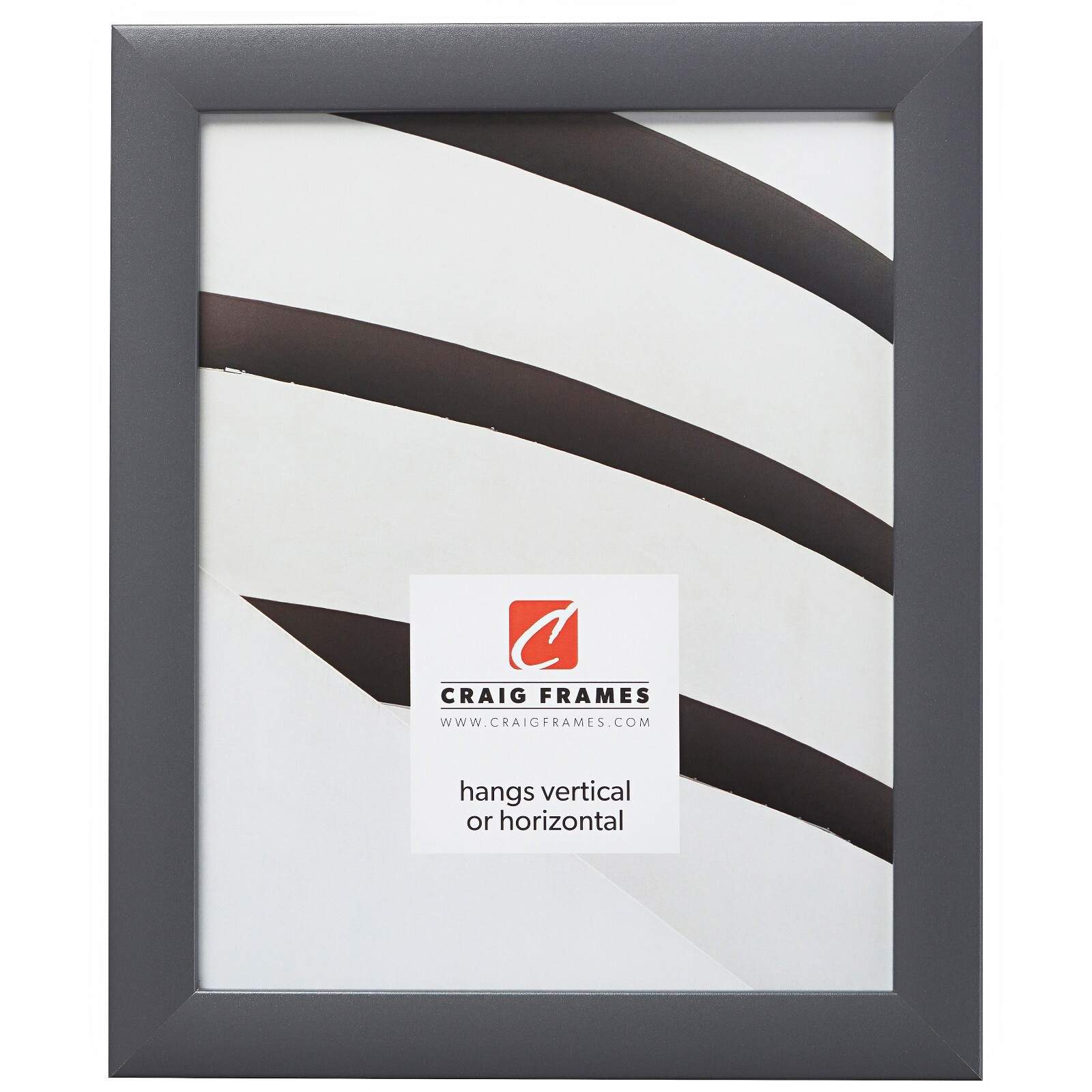 Craig Frames Contemporary1 Inch Wide, Dark Slate Gray Picture Frame gallery