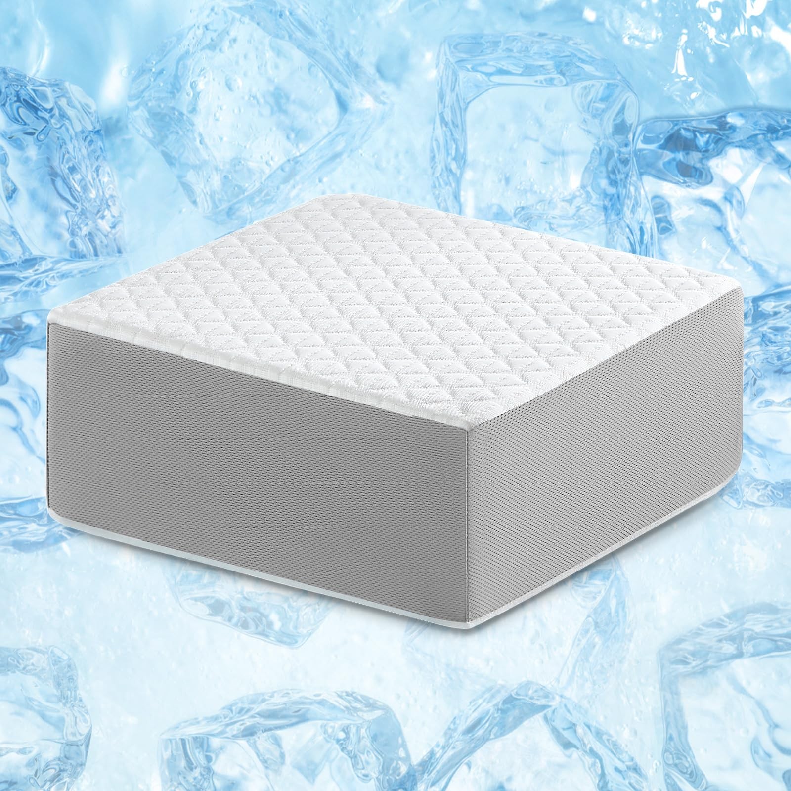 Kehangte Cooling Cube Pillow For Side Sleepers Square Memory Foam Side Sleeper gallery