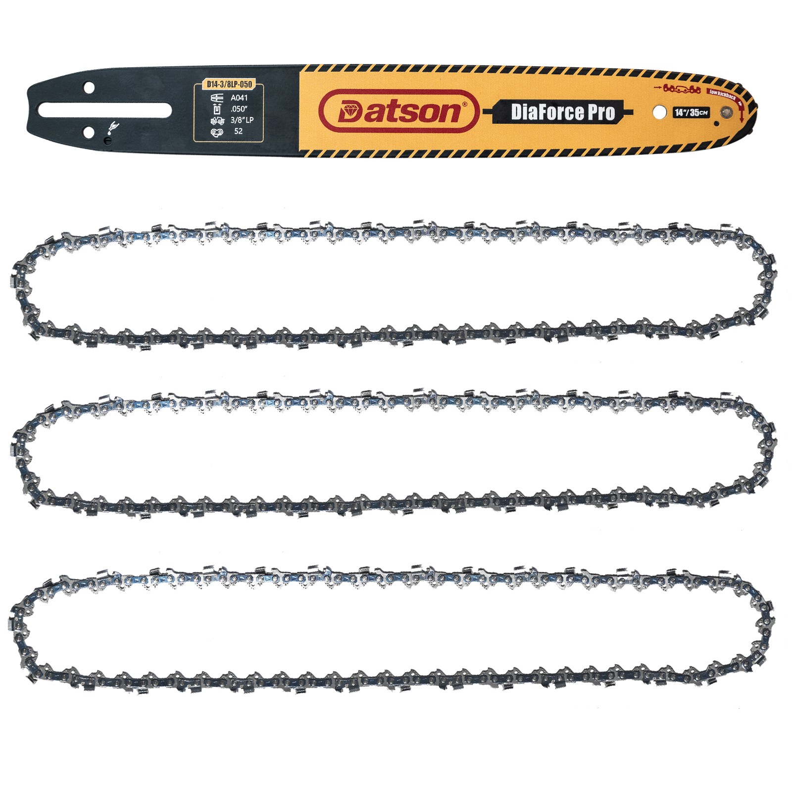 14" Chainsaw Guide Bar&Chains 52DL,3/8"LP,050"G For Black & Decker BECS600 gallery