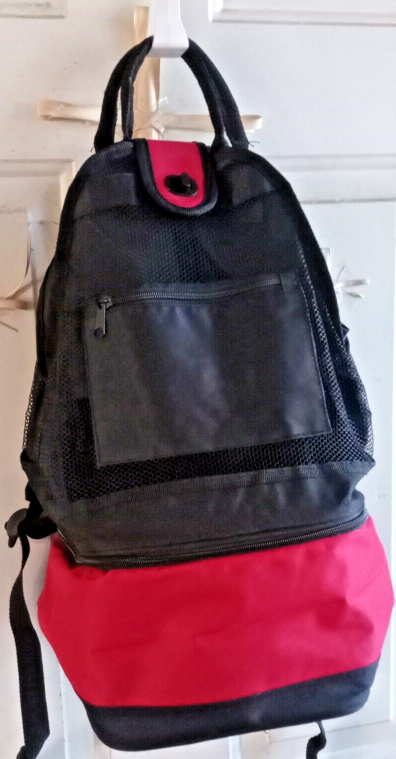 Black And Red Backpack - This Back Pack Is Brand New 2