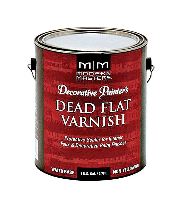 Modern Masters Dead Flat Clear Water-Based Dead Flat Varnish 1 gal gallery