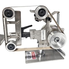 VFD Variable Speed Belt Grinder – 30×1 Inch Sanding Belt 2 in 1 Flat & Circular