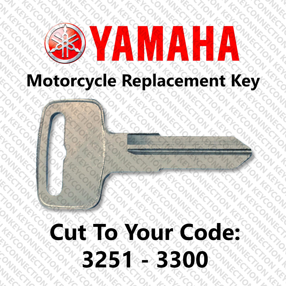 Yamaha Motorcycle Replacement Key Cut to Your Code 3251 - 3300 gallery