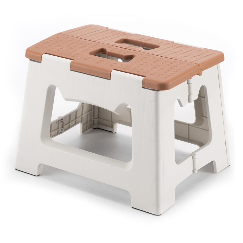 9'' Folding Step Stools for Kids and Adults, Hold Up to 300 lbs, Portable Fol... gallery