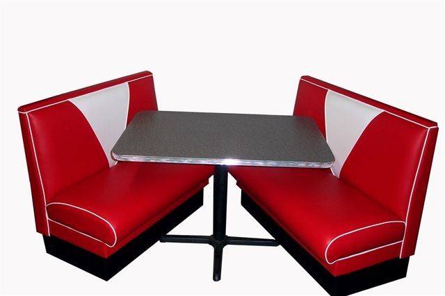 NEW Custom Built Dinette Set Retro Booth V Back Style gallery