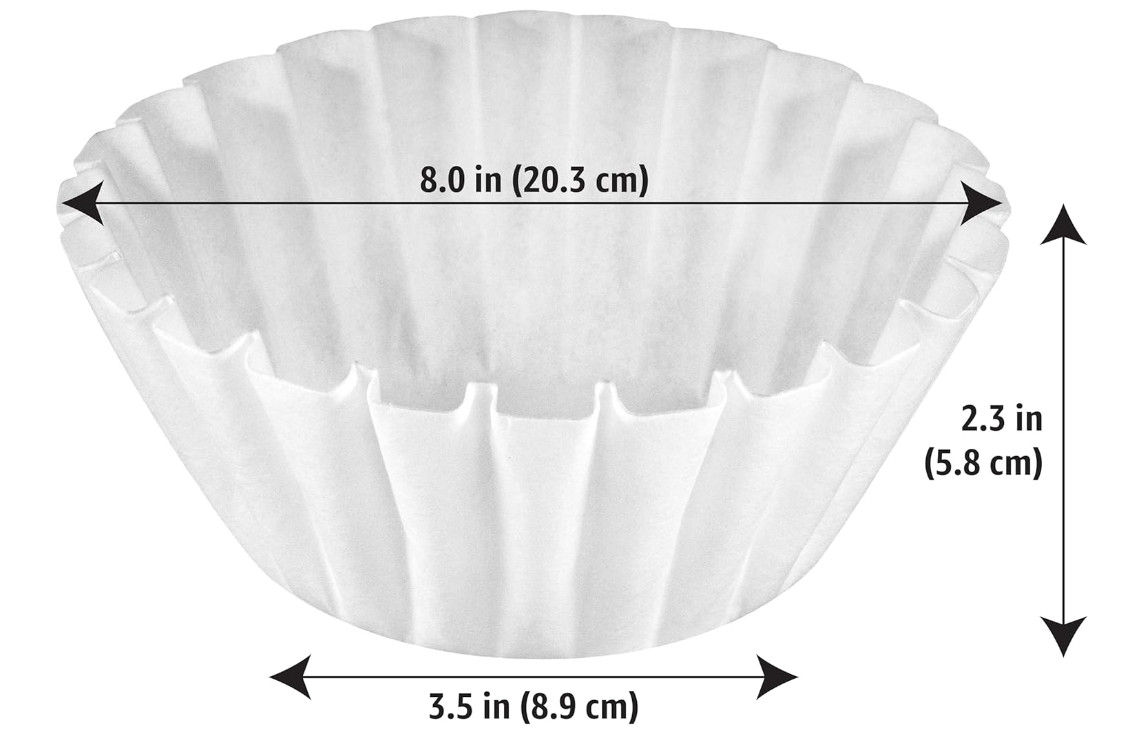 *Coffee Filters 8-12 Cup, 200 Count, Basket Coffee Filter, Paper Filters White.* gallery