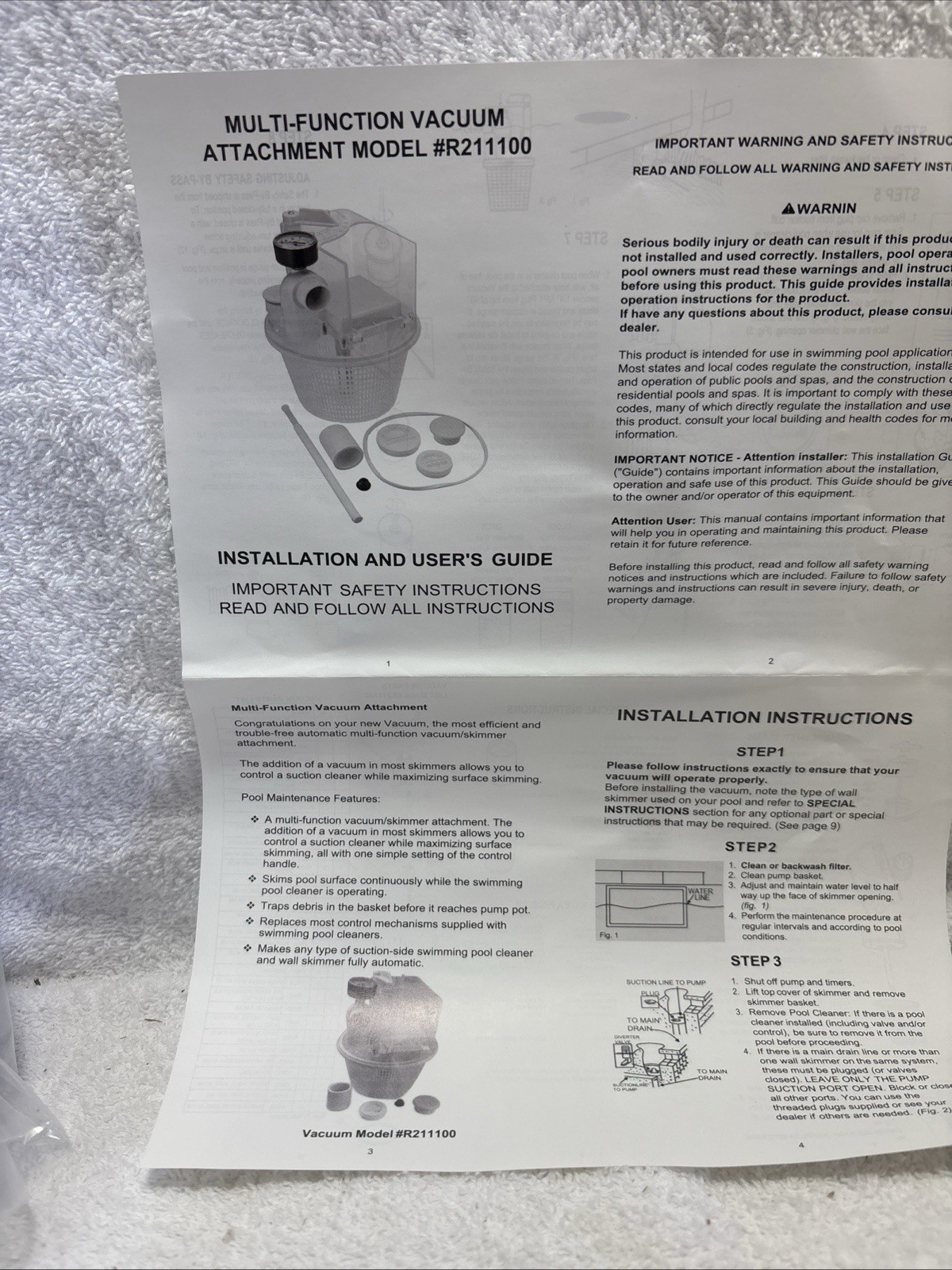 R211100 Vac-Mate Multi-Function Skimmer Attachment gallery