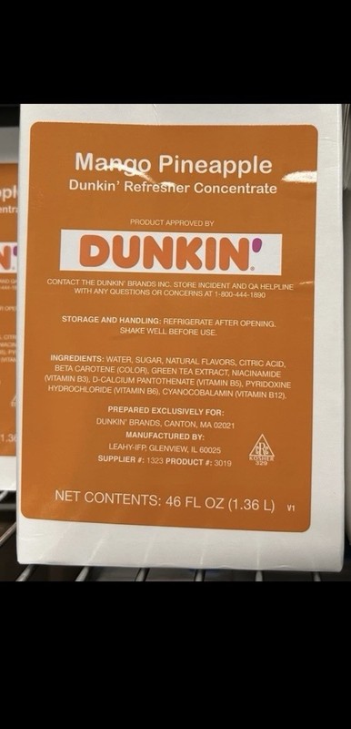 Dunkin Refresher Flavors 4 Pack gallery