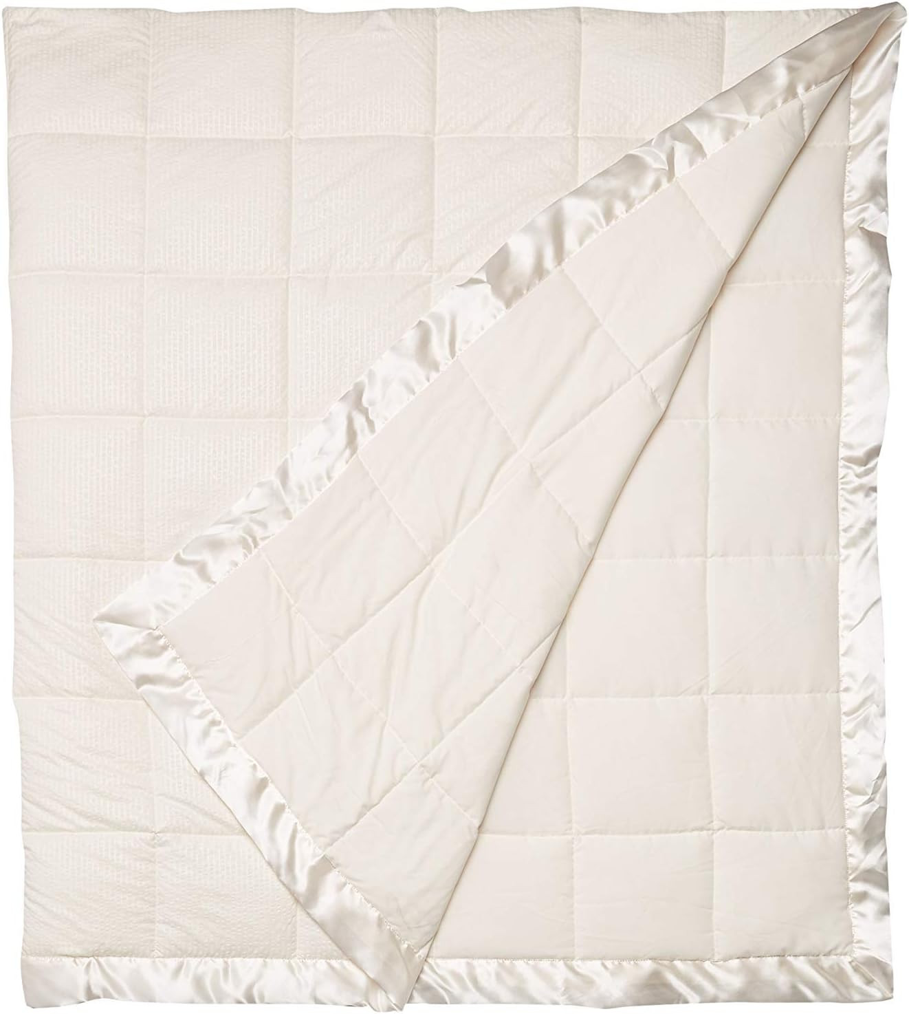 Cambria King Ivory Down Alternative Blanket, Soft & Lightweight with Satin Trim gallery