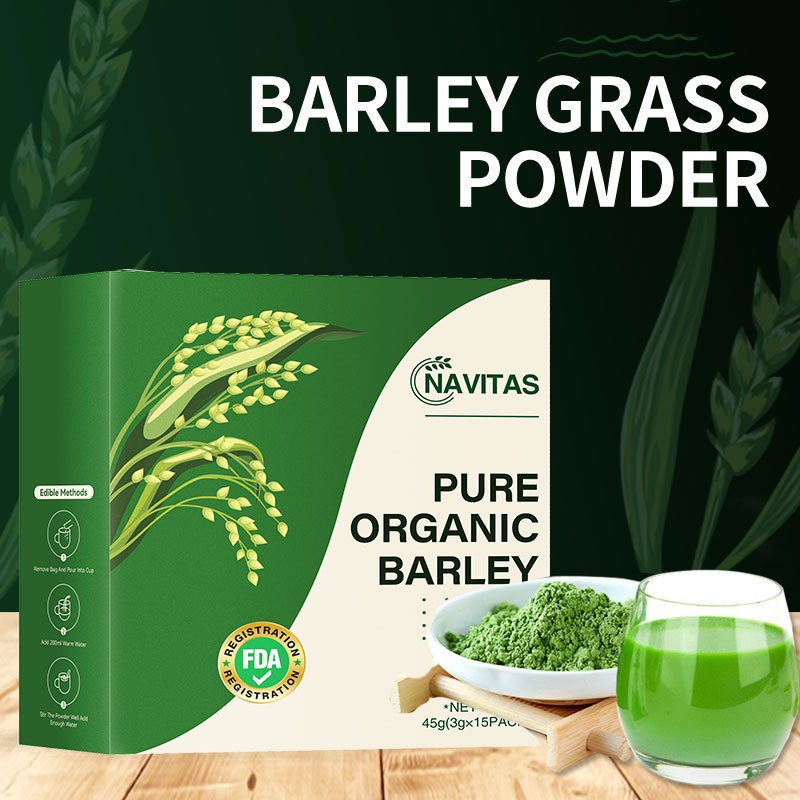Lose Weight Barley Grass Powder High Dietary Fiber Supplement 3gx15bags US gallery