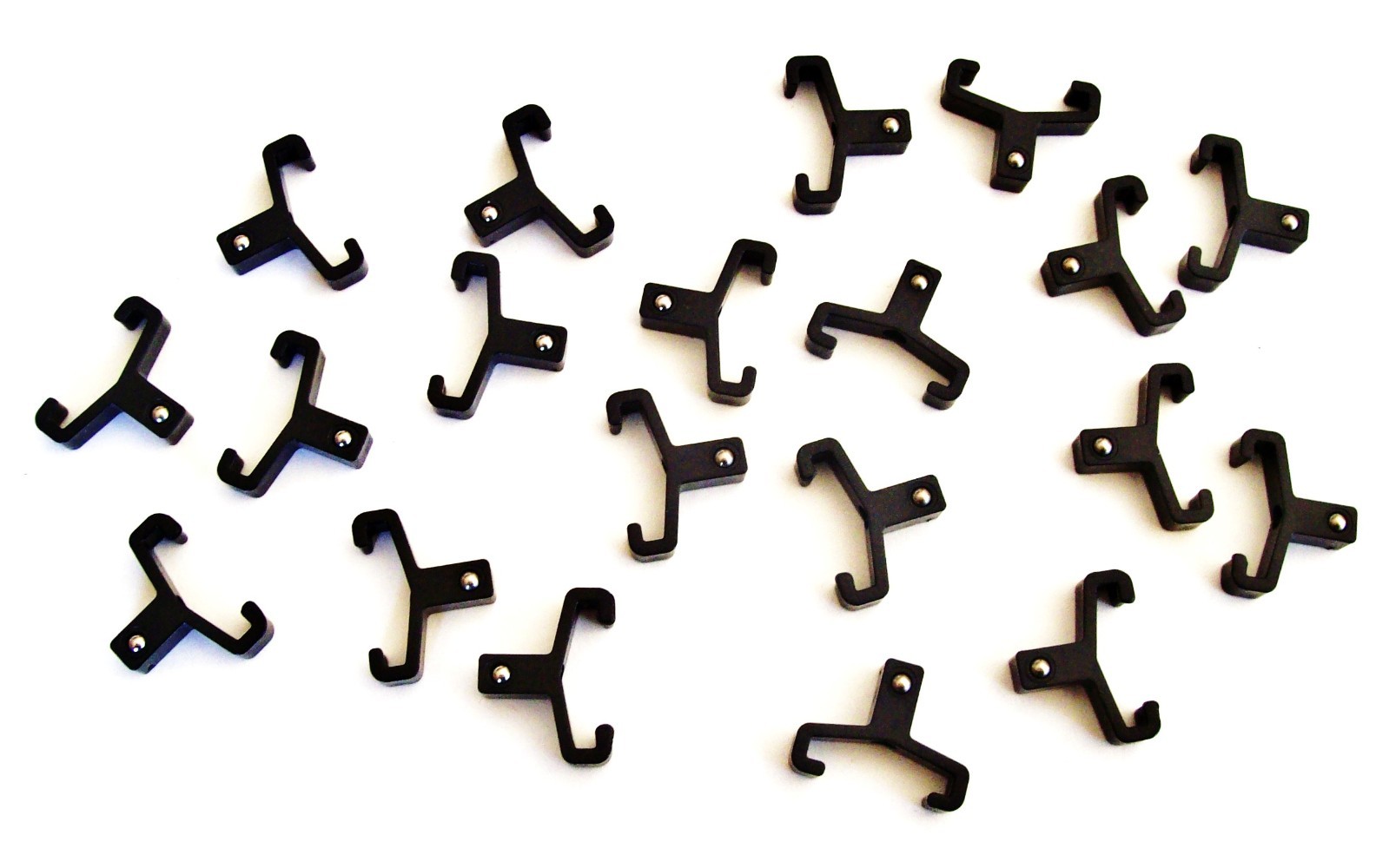 40 GOLIATH INDUSTRIAL ABS 1/4" BLACK REPLACEMENT SOCKET RACK RAIL CLIPS SC14BL gallery