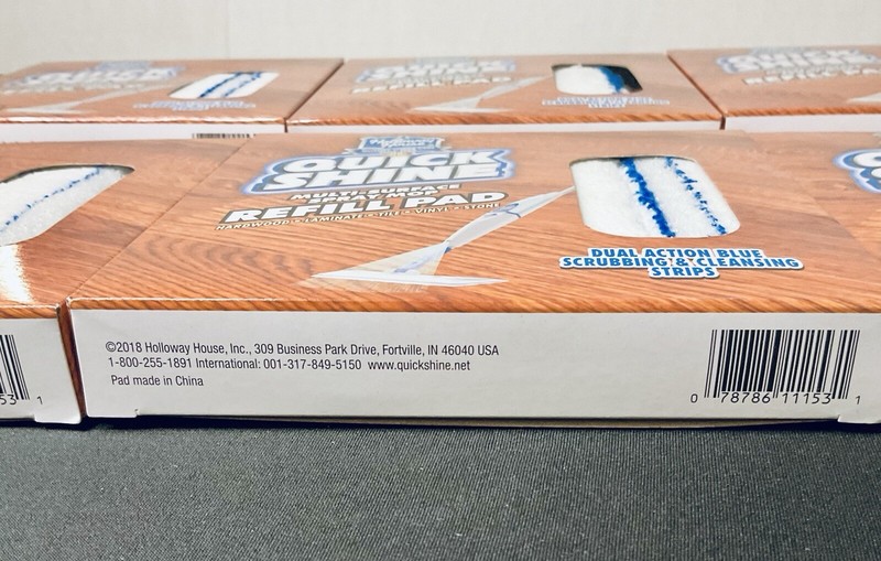 HOLLOWAY HOUSE QUICK SHINE MULTI-SURFACE SPRAY MOP REFILL PAD LOT OF 6 REUSABLE gallery