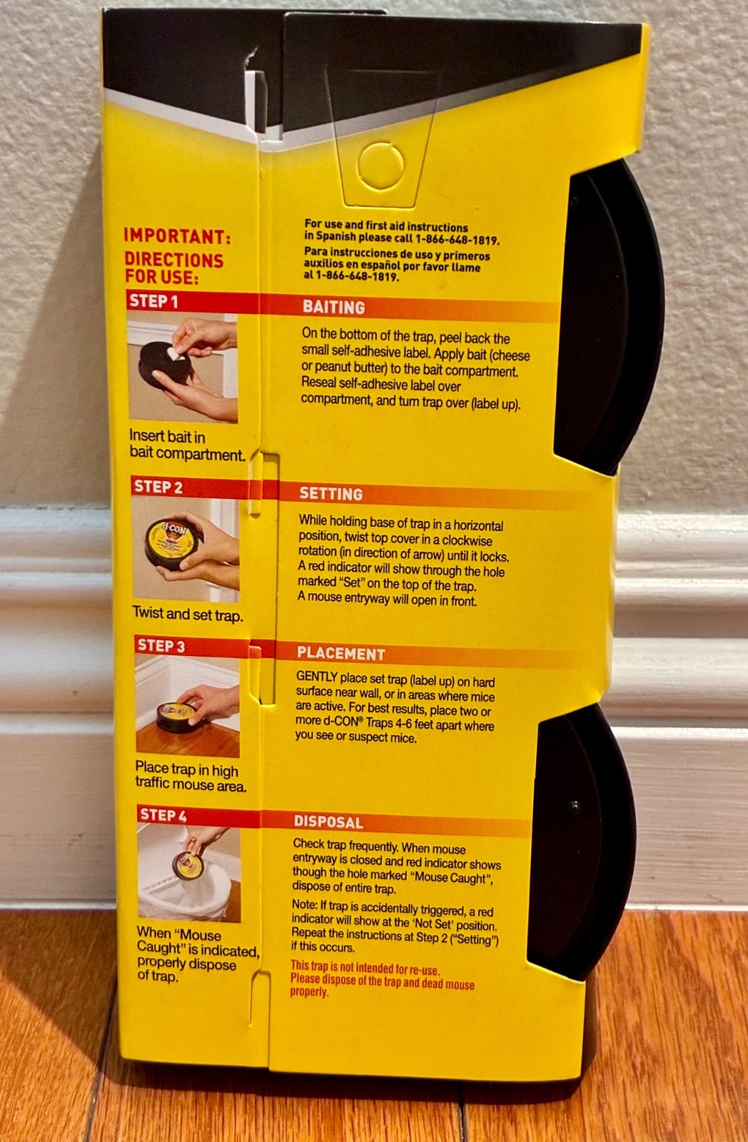 d-CON No View No Touch Covered Mouse Trap 2-Pack | Child & Pet Safe | NEW gallery