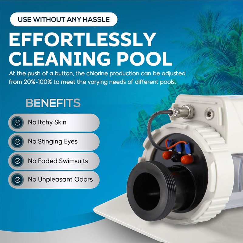 Complete Saltwater Pool System Up To 10/16/26K Gallons, Salt Chlorine Generator gallery