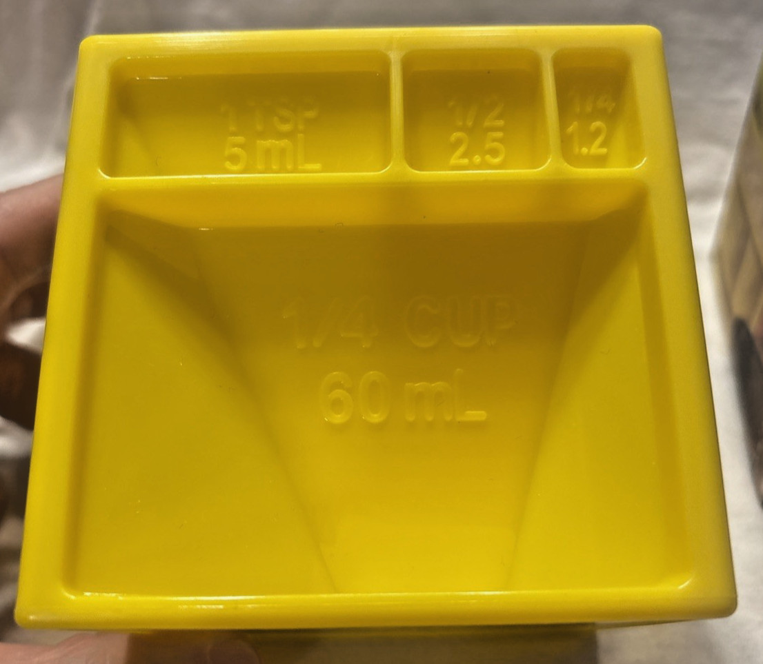 PROTOCOL KITCHEN BLOCK MEASURING CUBE ALL IN ONE 10 SIZES 1/4TSP - 1 CUP 3.4" SQ gallery