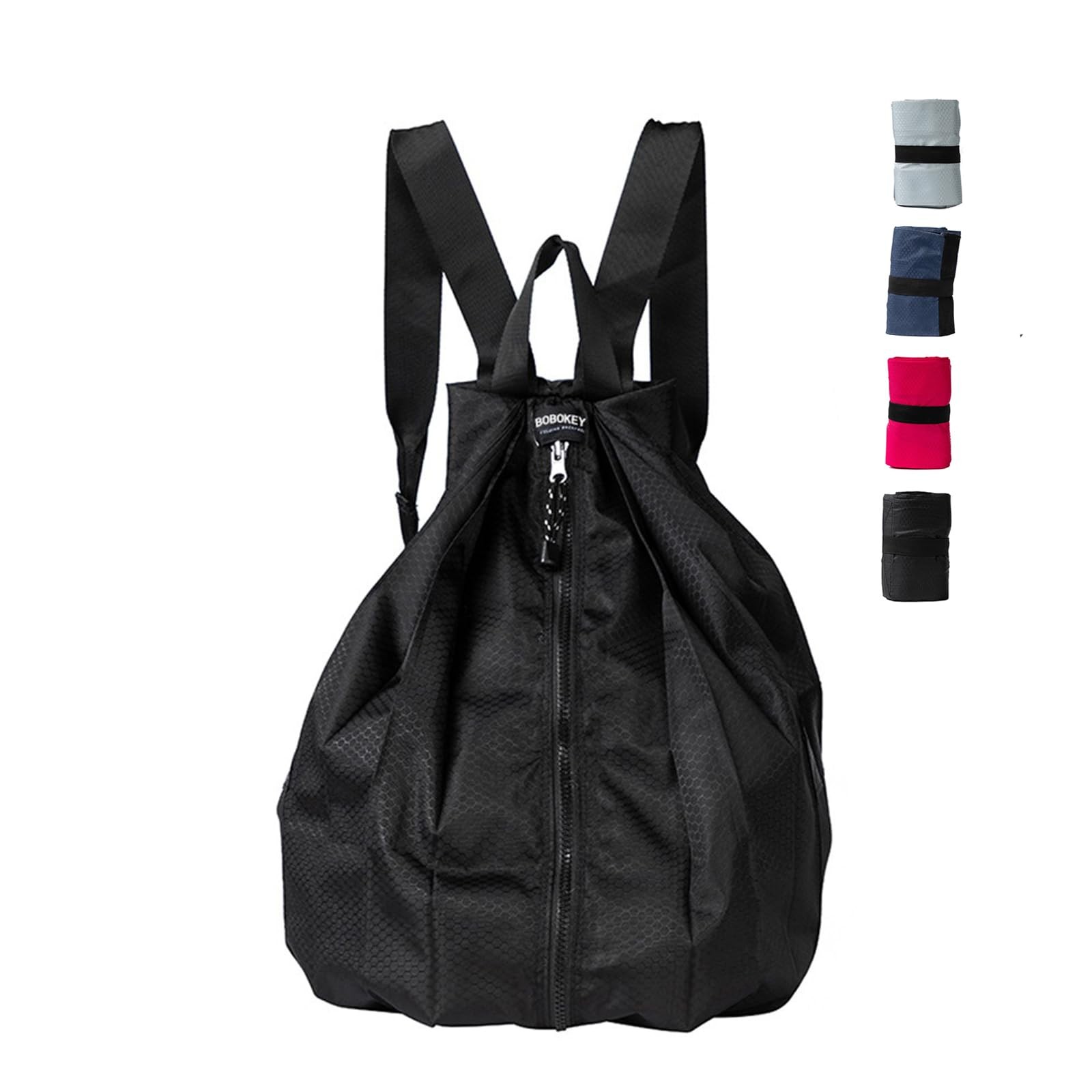 Hiking Backpack Foldable Small Daypack Lightweight Packable Travel Black
