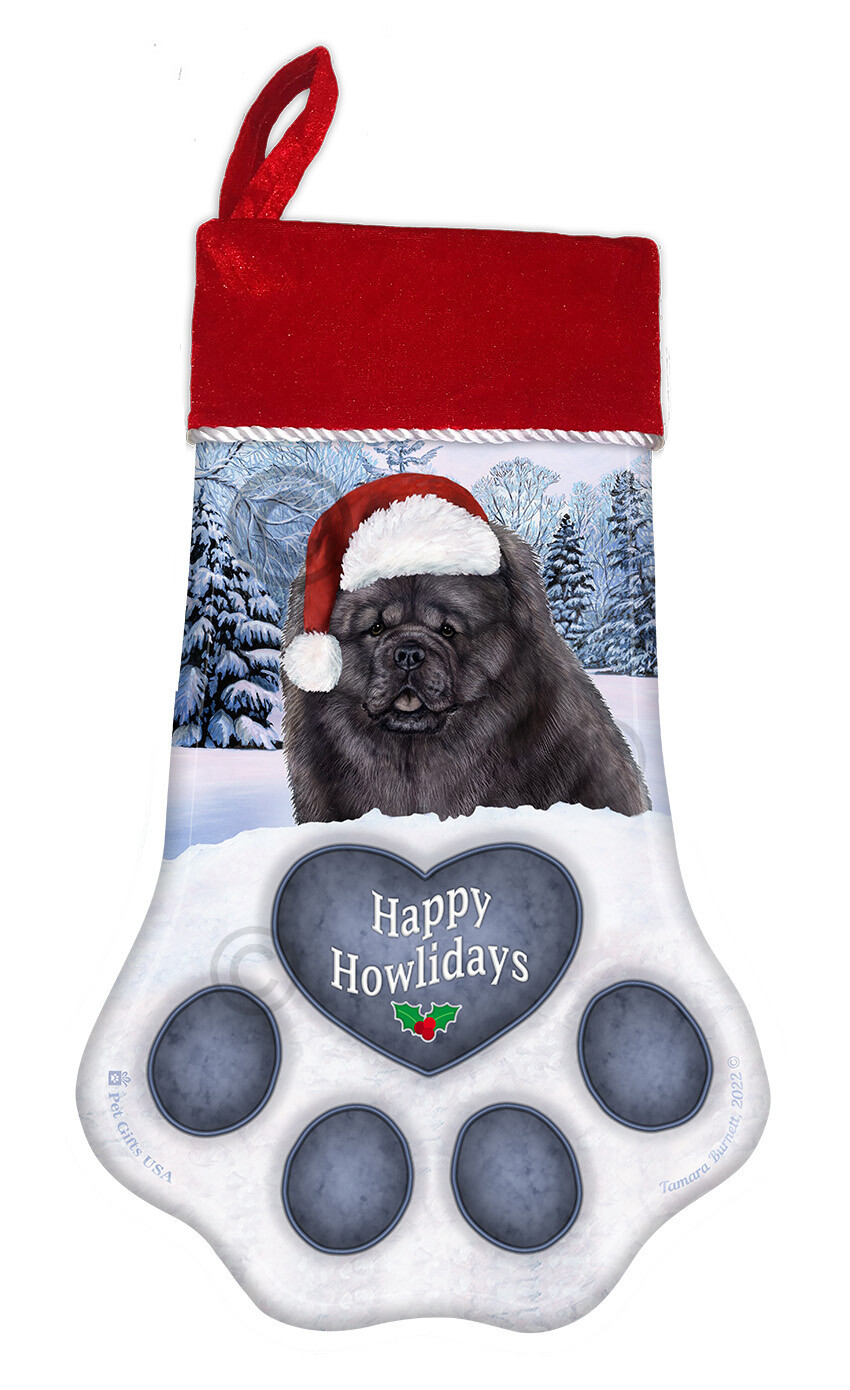 Chow Chow Holiday Christmas Stocking gallery
