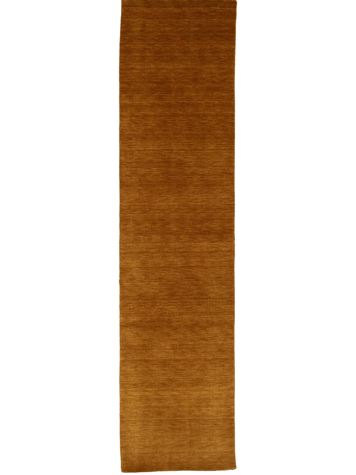 2'6x9'9 Orange Solid Hand-Loomed Gabbeh Runner Rug Oriental Carpet gallery