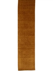 2’6×9’9 Orange Solid Hand-Loomed Gabbeh Runner Rug Oriental Carpet