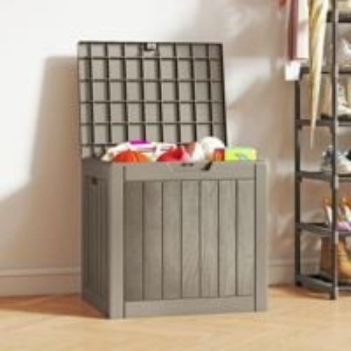 30 Gallon Deck Boxes 2 Pack, Waterproof Outdoor Storage Box for Cushions gallery