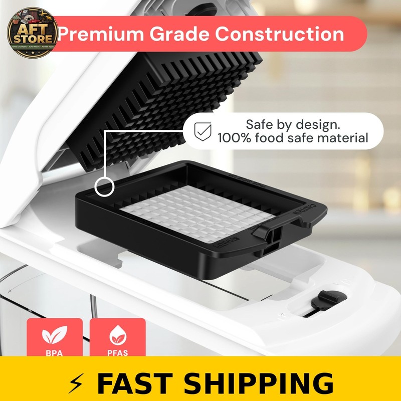 Fullstar Pro Chopper - Vegetable Chopper & Spiralizer, White gallery