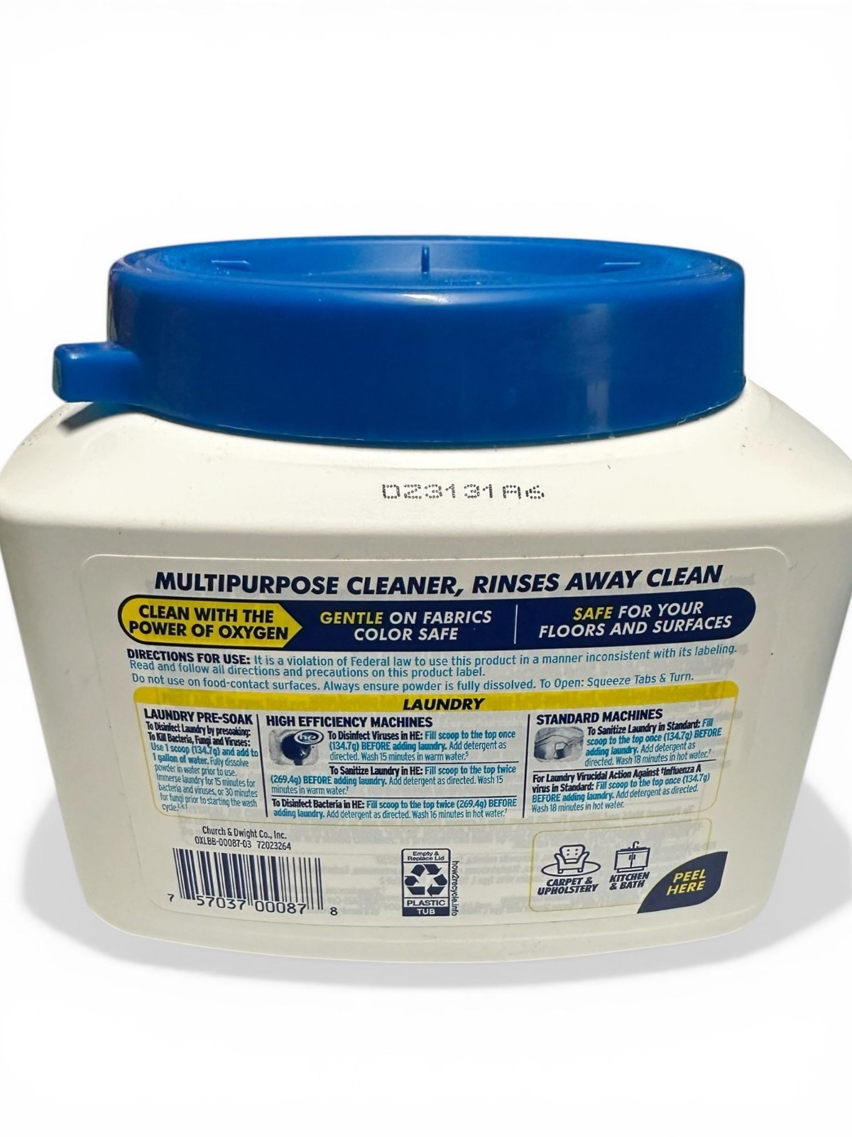 OxiClean Sparkling Fresh Laundry & Home Sanitizer 2.5lb/ 1.13kg-New Discontinued gallery