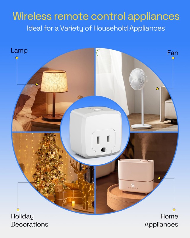Remote Control Outlet Plug – Use Indoors or Outdoors in Covered/Dry Areas (No... gallery