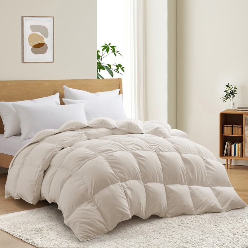 Winter Extra Warm Comforter Cozy Fullfy , White Goose Down Duvet Insert Blanket gallery