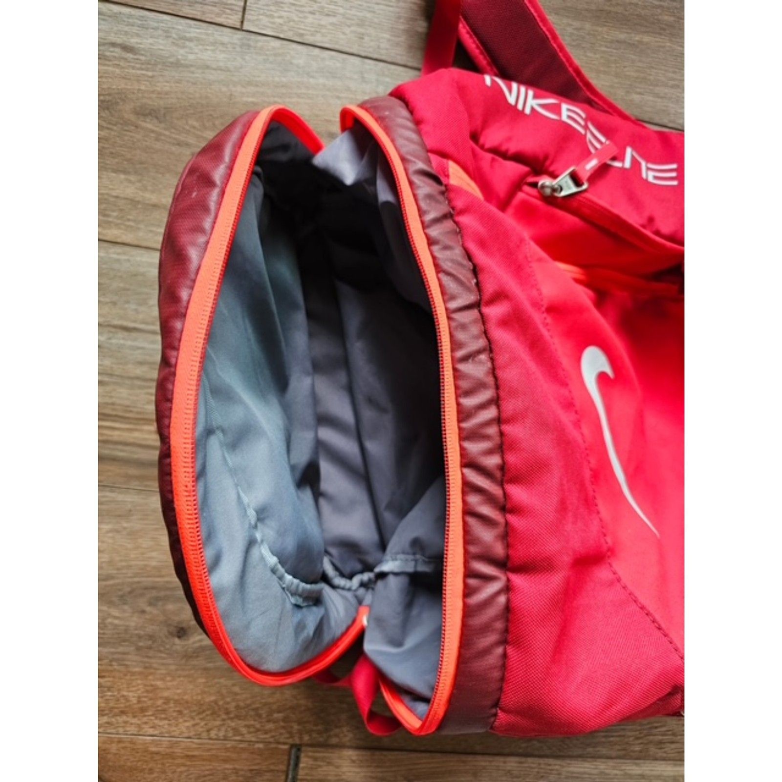 Nike Elite Quad Zip System Backpack Lightweight Red 3