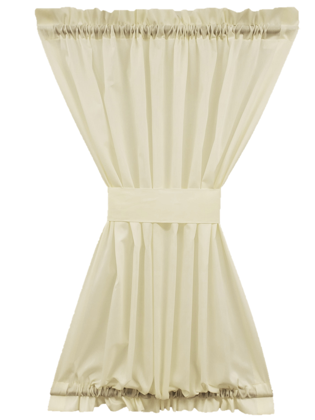 Semi-Sheer Light Filtering Door Panel with Tieback Many Lengths 26”, 36”, 40” gallery