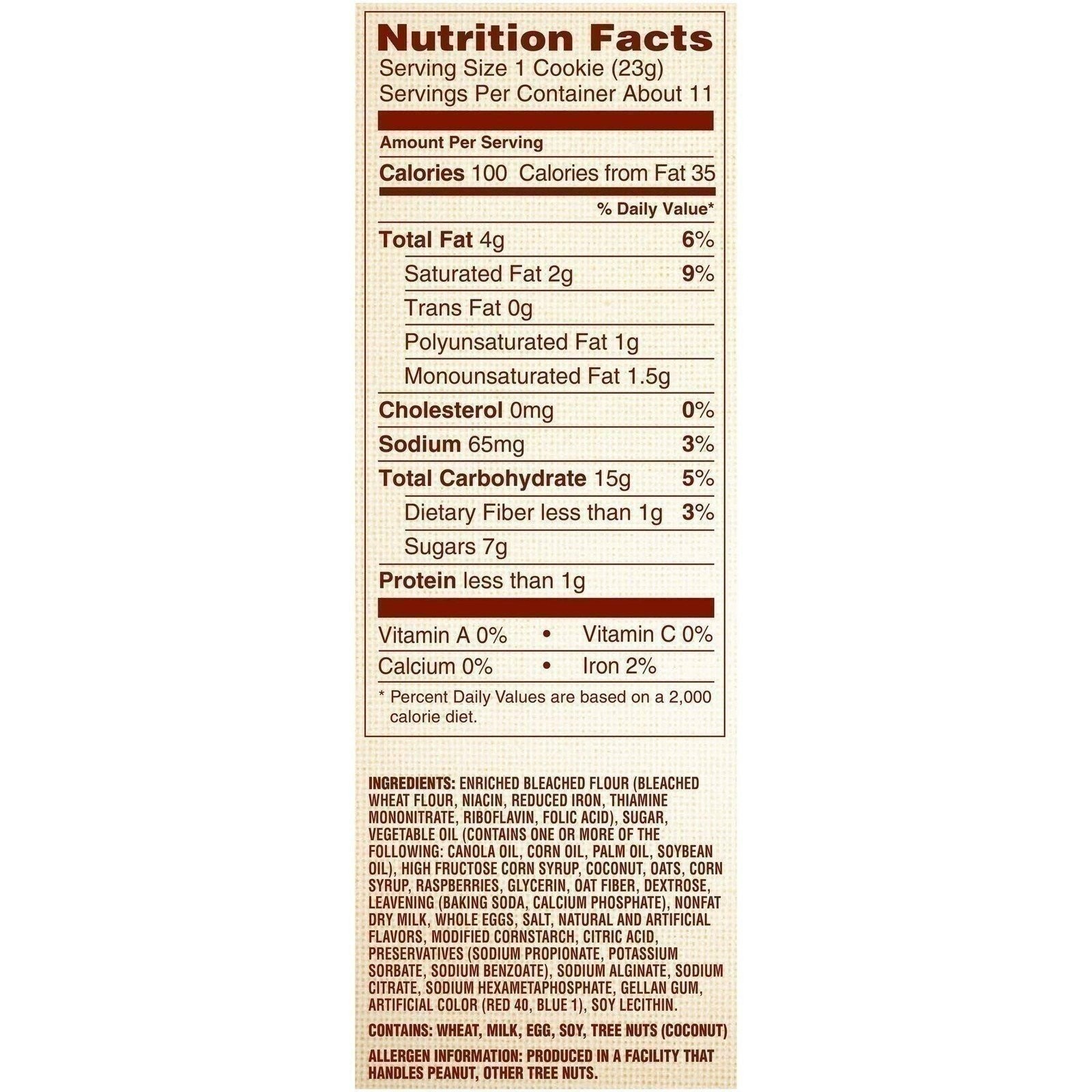 Archway Raspberry Filled Cookies (Pack of 4) gallery