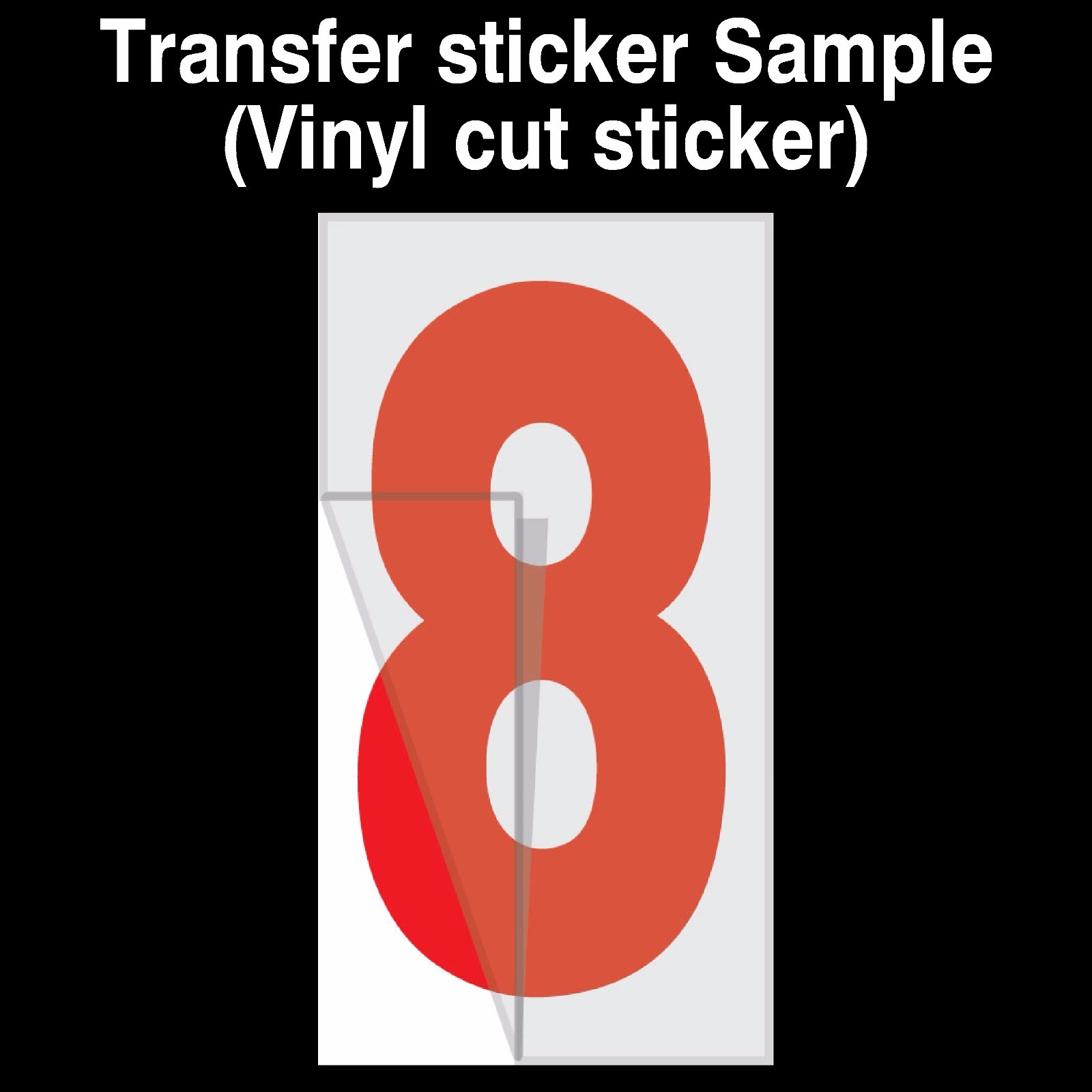 0-9 Numbers Vinyl Decal Sheet, 5 sets of 0-9, Mailbox Hobby Sports 50 Numbers gallery